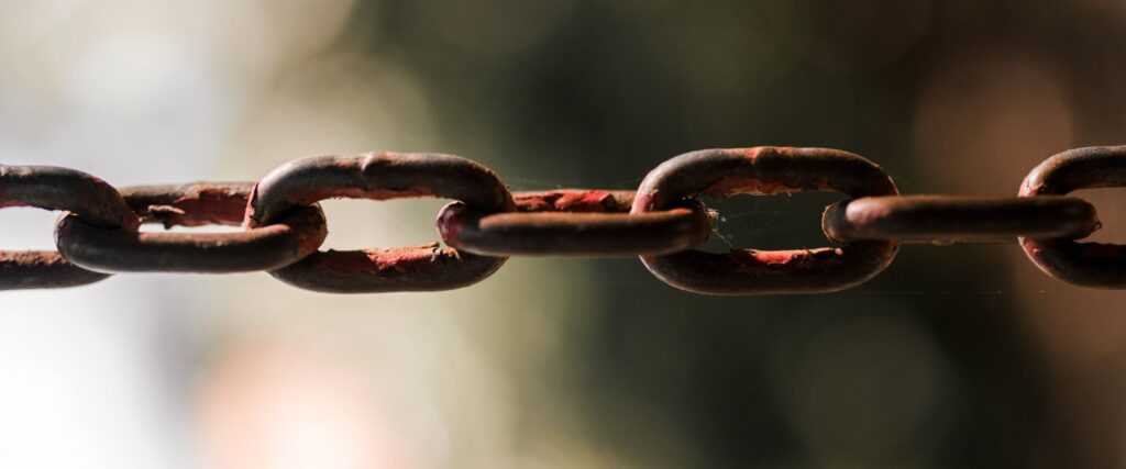 linked chains are important, like building external links matter