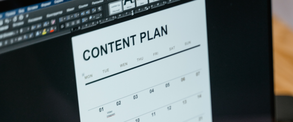 content marketing calendar